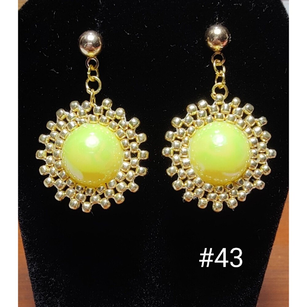 Sunshine Yellow Earrings